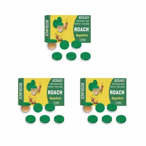 Roach Repellent,Domestic Dormitory KitchenPowerful Cleaning Cockroach ExterminatorCockroach Gel Bait Pest Control Kit RodentRepellent Pouches for Indoor & Outdoor NaturalAnt Killer Defense