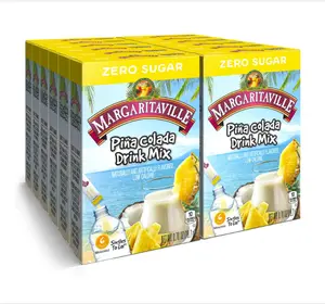 Margaritaville Singles To Go Water Drink Mix - Pina Colada Flavored, Non-Alcoholic Powder Sticks (12 Boxes with 6 Packets Each - 72 Total Servings), 0.65 Ounce (Pack of 12)