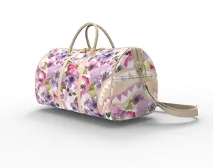 PAINTED FLORAL SHARK MINI DUF