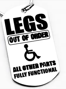 An interesting stainless steel keychain, designed in the shape of a wheelchair, is full of creativity and personalization. It is suitable for festivals, birthdays, and back-to-school parties, making it an ideal gift for family and friends. Cute keychain