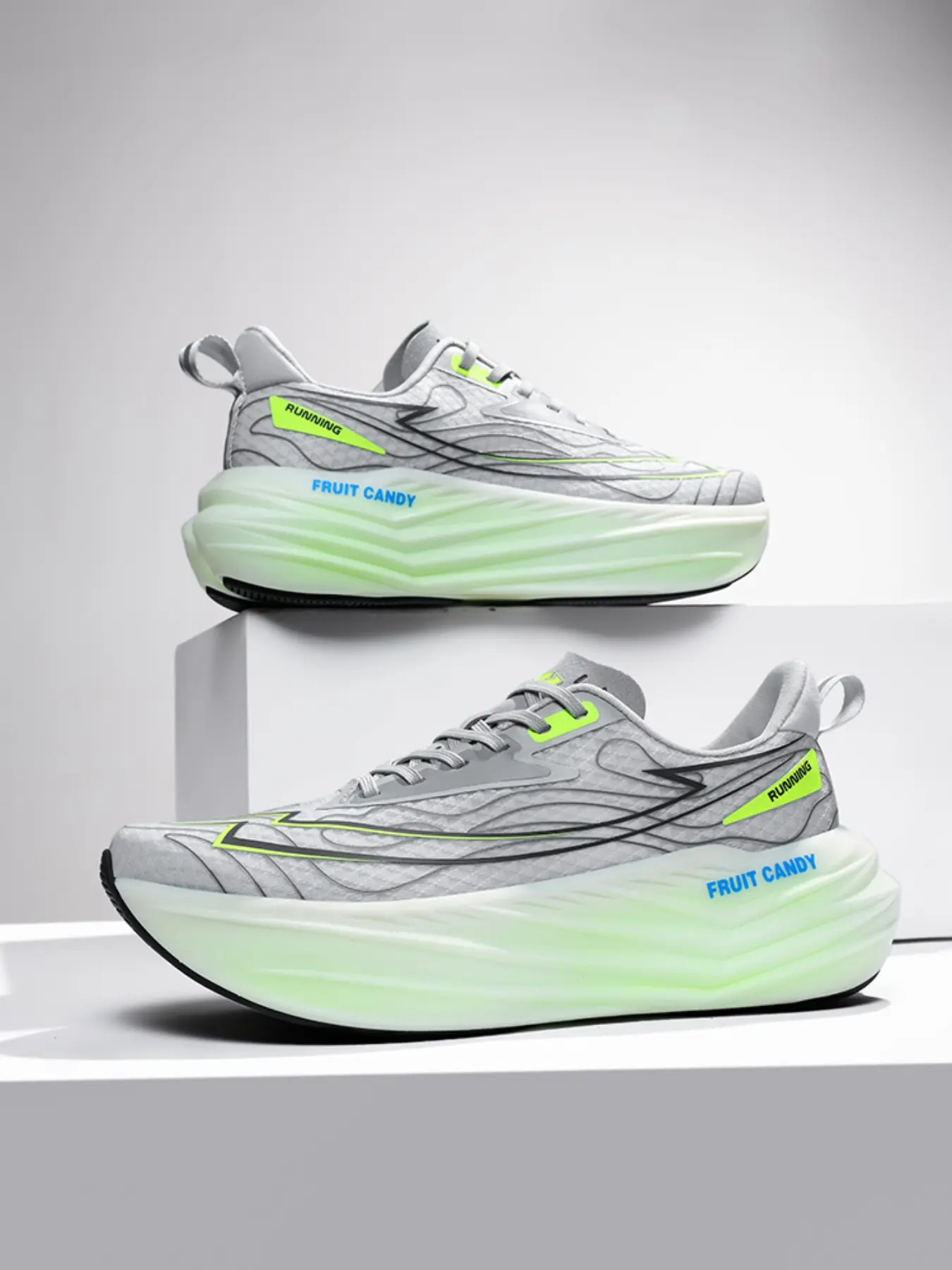 Men Women Running Shoes High-Quality Casual Sports Sneakers Athletic Running Shoes Outdoor Trail Run Non-Slip Wear-Resistant Breathable Mesh Lightweight Workout Sneakers