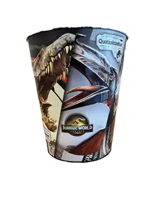 AMC Exclusive Jurassic World Rebirth 2025 Metal Jumbo Popcorn Bucket Tin