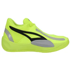 PUMA Mens Rise Nitro Basketball Sneakers Shoes - Yellow