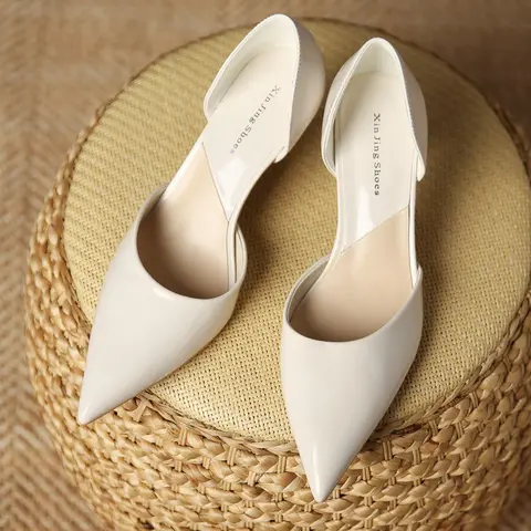 Women's Fashionable Solid Color Pointed Toe Heels, Elegant High Heels for Party, Formal Heels, Daily Clothing Decor for Women & Girls, Pointy Heels, Ladies Heels, Footwear
