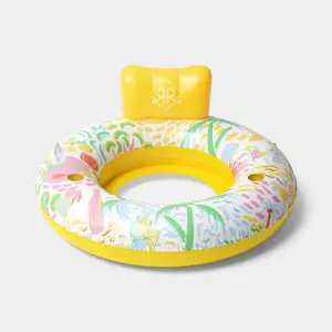 Vacation Round Pool Float Yellow/Green - Roller Rabbit