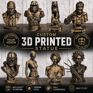 Custom 3d Printed Statue Decor Custom 3d Printed Statue Decor