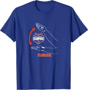 Florida Basketball: 2025 National Champions Gator Chomp TShirt 45757 2685
