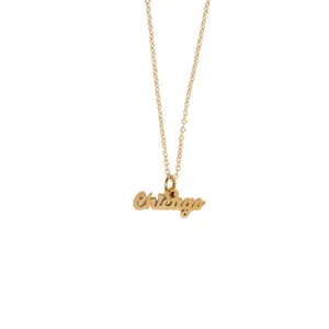 Chicago Love Script Necklace
