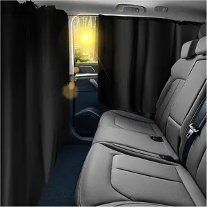 3PCS Extra Large Car Window Shades Kit,Thickened Vinyl Coated Car Window Covers for Privacy and Maintaining Cool Auto Interior Temperature,Universal Cars C