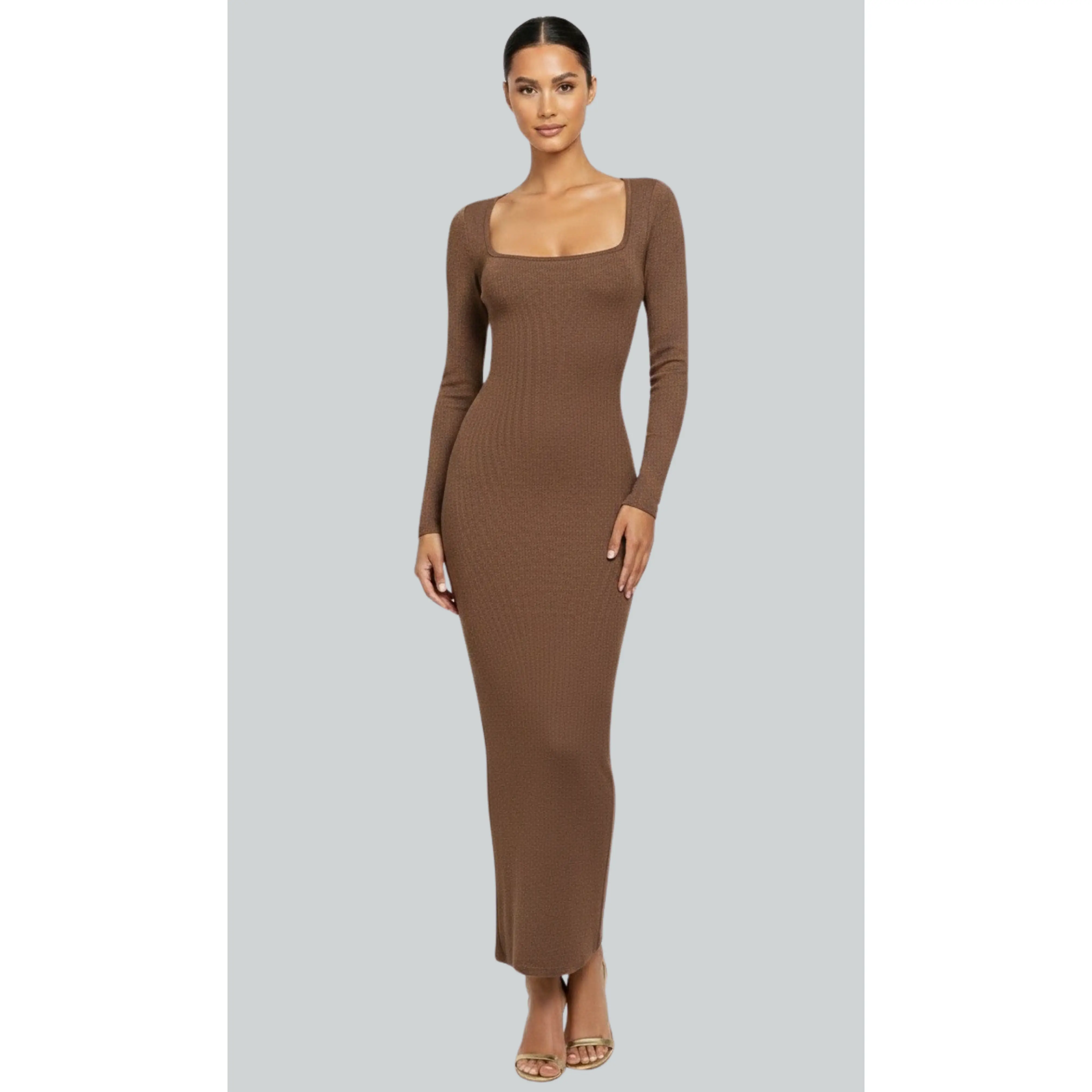 Callie Ribbed Maxi