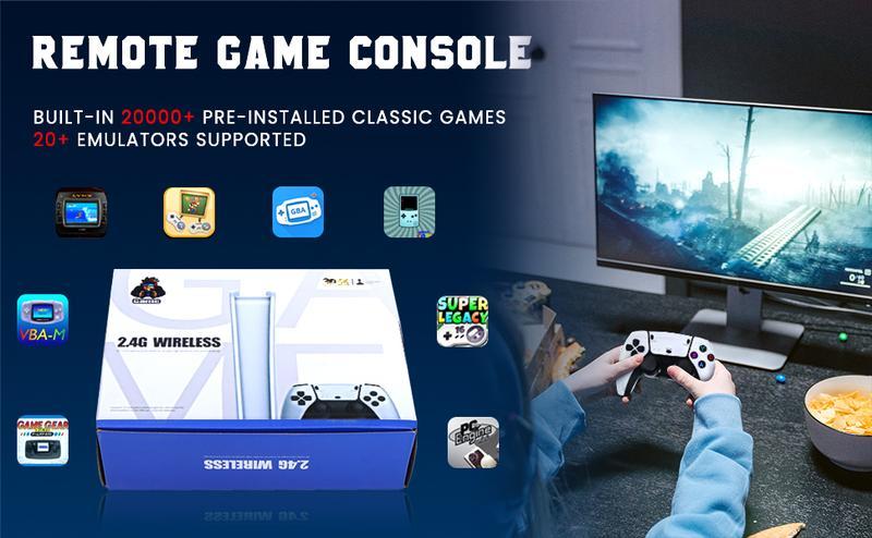 NEW Upgraded Retro Game Stick with 40,000+ Games 26 Emulators 4K HDMI Output Plug and Play Wireless Controller for TV Monitor Video Gamepad Console NEW Upgraded Retro Game Stick with 40,000+ Games 26 Emulators 4K HDMI Output Plug and Play Wireless Controller for TV Monitor Video Gamepad Console