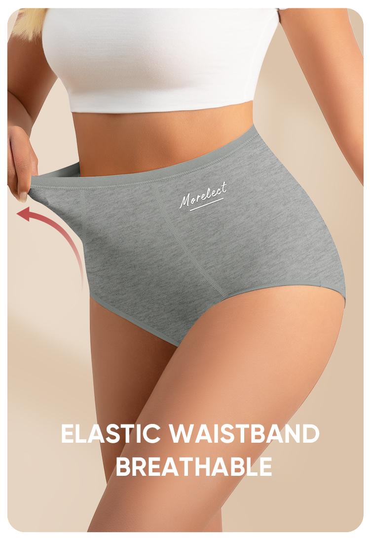 【Soft Cotton】Morelect 4/6/8 Pcs Women's High-Waisted Underwear, Breathable & Comfortable Panties,Classic Briefs with Signature Logo, Solid Color Panty for Year-Round Wear,S-XXXL,mothersdaygift. 【Soft Cotton】Morelect 4/6/8 Pcs Women's High-Waisted Underwear, Breathable & Comfortable Panties,Classic Briefs with Signature Logo, Solid Color Panty for Year-Round Wear,S-XXXL,mothersdaygift.