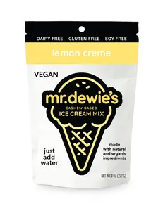 Mr. Dewie's Cashew Base Ice Cream Mix (Lemon Creme)