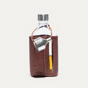 Glass Leather Flask 200Ml