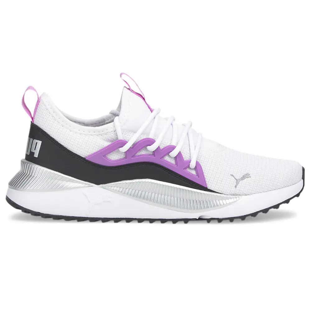 PUMA Womens Pacer Future Allure Lace Up Sneakers Shoes Casual - White PUMA Womens Pacer Future Allure Lace Up Sneakers Shoes Casual - White