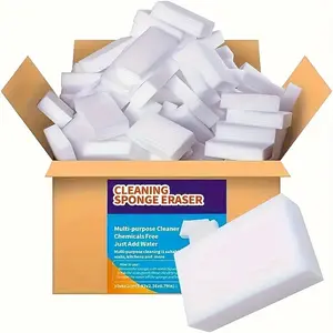 50pcs Magic Sponge Eraser, Multi-Surface Cleaning Pads, Non-Scratch Foam Sponges for Kitchen, Bathroom, Hotel, Restaurant Use