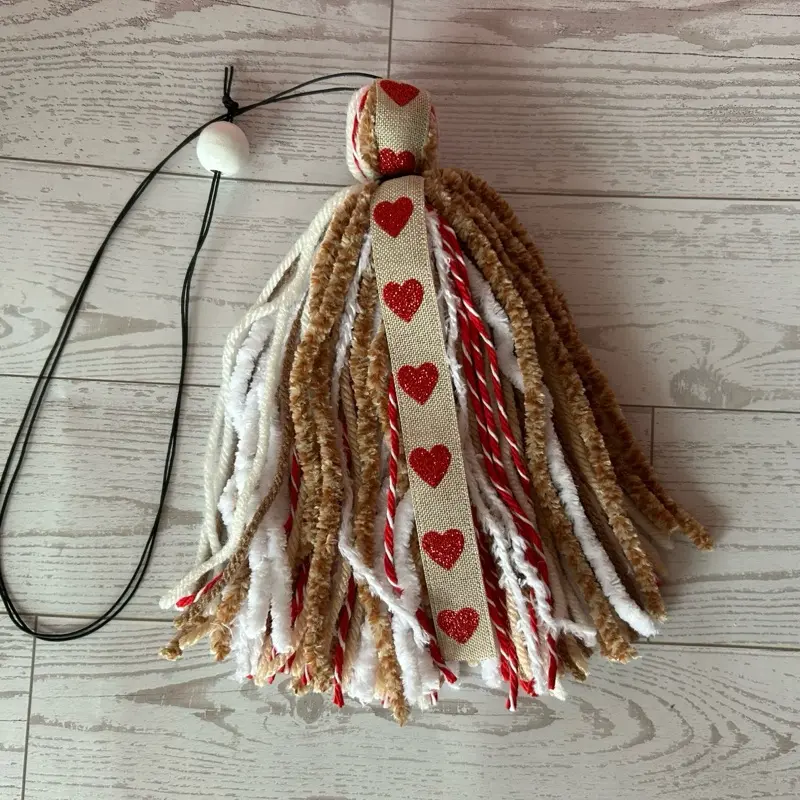 Valentines Bible Book Tassel Bookmark Handmade with Beads Unique Design Great Gift Idea for Readers