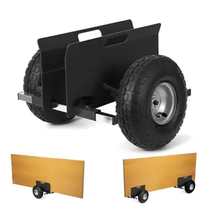 COZONY 600 LBS Adjustable Panel Dolly with 10" Pneumatic Wheels for Drywall, Plywood, Doors