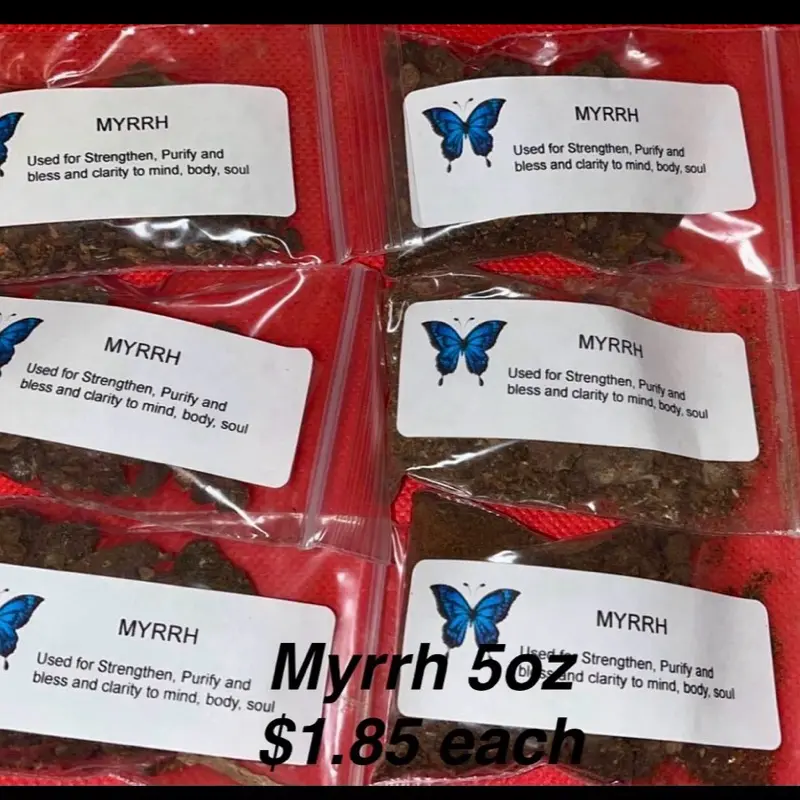 Pure Myrrh Resin, 0.5oz Natural Resin for Aromatherapy, Incense Making