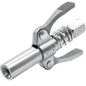 Grease Gun Coupler, Double Handles Quick Lock Release High Pressure 10,000 PSI Grease Coupler, Compatible with All 1/8" NPT Grease Guns, Automotive, Auto Repair Tools
