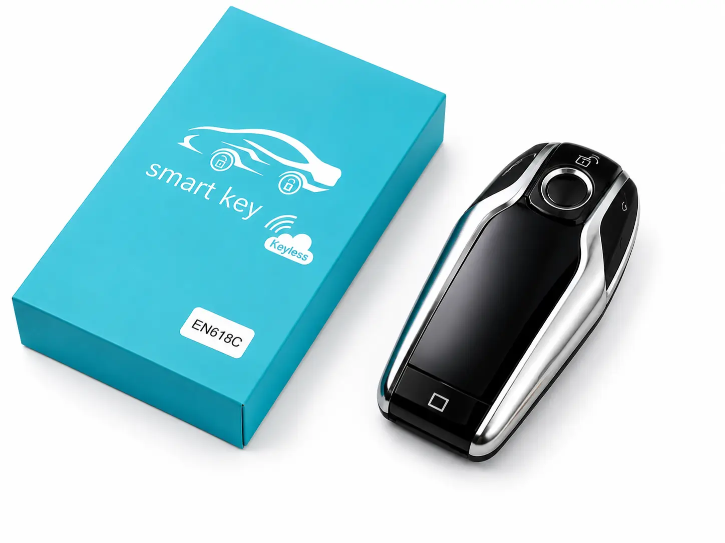 Smart Key EN618C Keyless Entry Remote Control for Cars with Bluetooth Connectivity and Secure Access