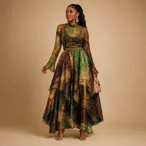 Aurelia Marble Satin Skirt Set – Luxury Mesh Top & Occasion Two-Piece