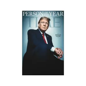 Poster, Trump 2024 Time Magazine Cover, Vertical and Horizontal Matte Print, Wall Art Decor, Great Gift Idea