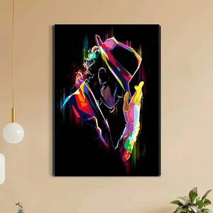 5D DIY Full Drill Round Diamond Painting - Diamond Painting Kit Dance Star Mosaic Canvas DIY Wall Art, Home Wall Decoration