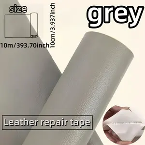 Leather Repair Roll Self-Adhesive Waterproof Scratch Resistant, 393.70 Inches, for Sofa Furniture Car Seats Jackets Indoor Use, Leather Repair Tape
