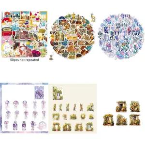 22.0 -Sticker and Paper Material Pack for Junk Journaling, Scrapbooking, and Mixed Crafts