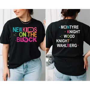 NKOTB Vintage Shirt, New Kids On The Block T-shirt, Classic Rock Concert Tee, NKOTB Concert T-shirt, McIntyre Knight Wood Knight Wahlberg