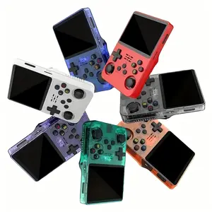 WUDS Portable Retro Video Game Console R36S Screen 3.5" IPS Pre-Installed Emulation System 32GB+64GB+15,000 Classic Handheld Games Retro Handheld Game Console