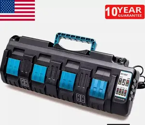 For Makita DC18SF 14.4V-18V LXT Lithium-Ion Rapid Optimum 4-Port Battery Charger