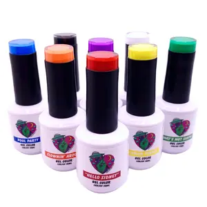 Primary Gel Collection – 8 Essential Nail Art Colors (Soak-Off Gel)