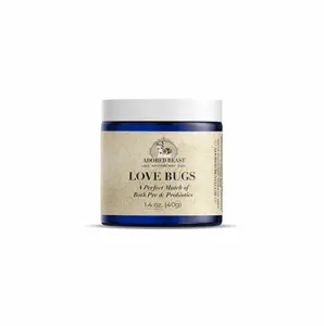 Adored Beast Love Bugs Daily Probiotic for Pets Gentle Pre & Probiotic Blend for Healthy Digestion & Immune Function