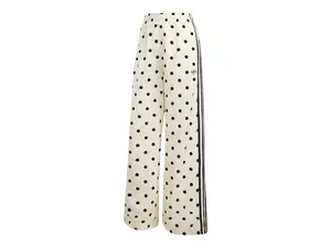 adidas Women's Women's Satin Polka Dots Wide Leg Pant Off White, from StockX