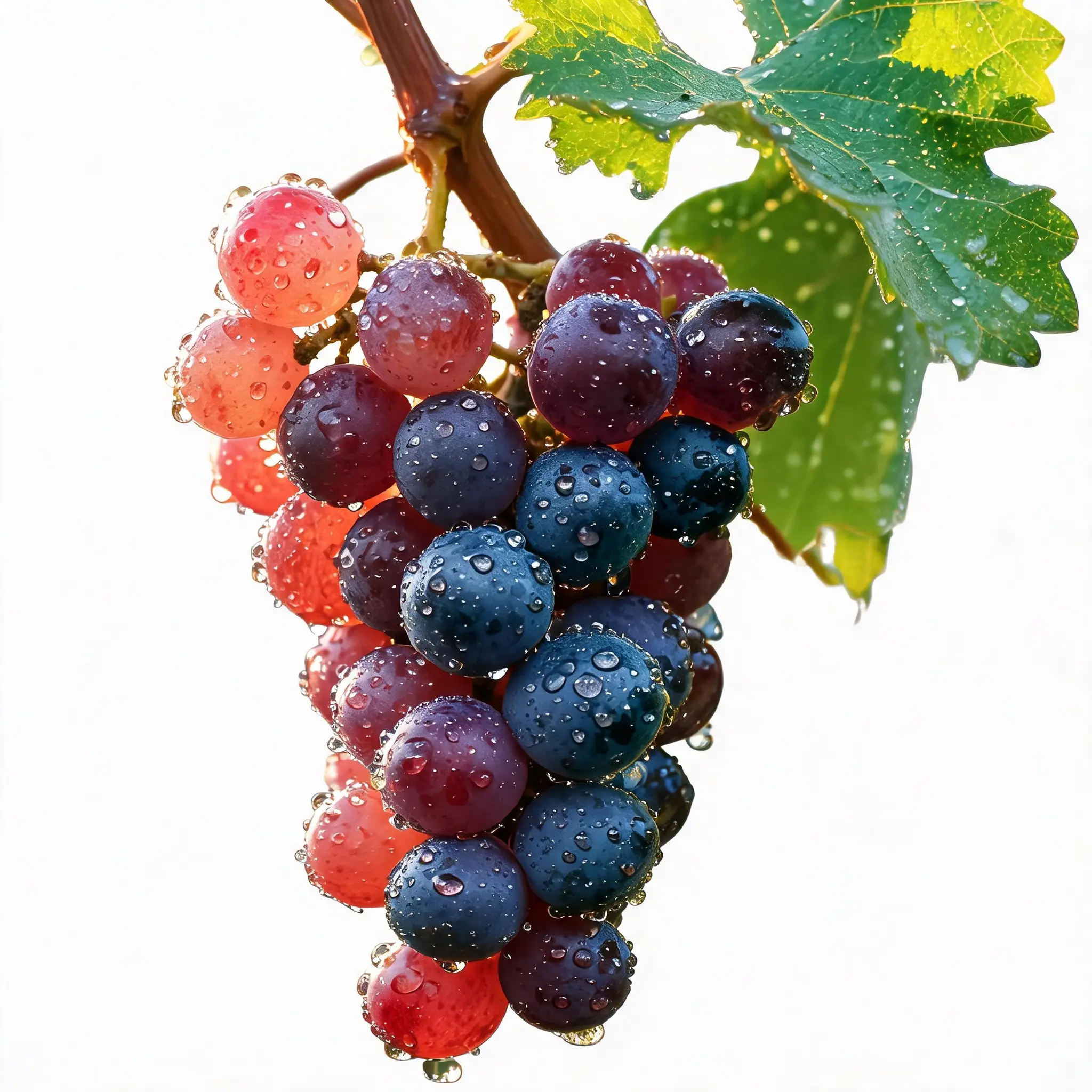 Purple Grapevine Saplings - High Survival Rate, High Fruit Production, Easy-to-Grow, Sweet Juicy Grapes, Outdoor Potted Live Plants for Courtyard Gardens, Home Patios