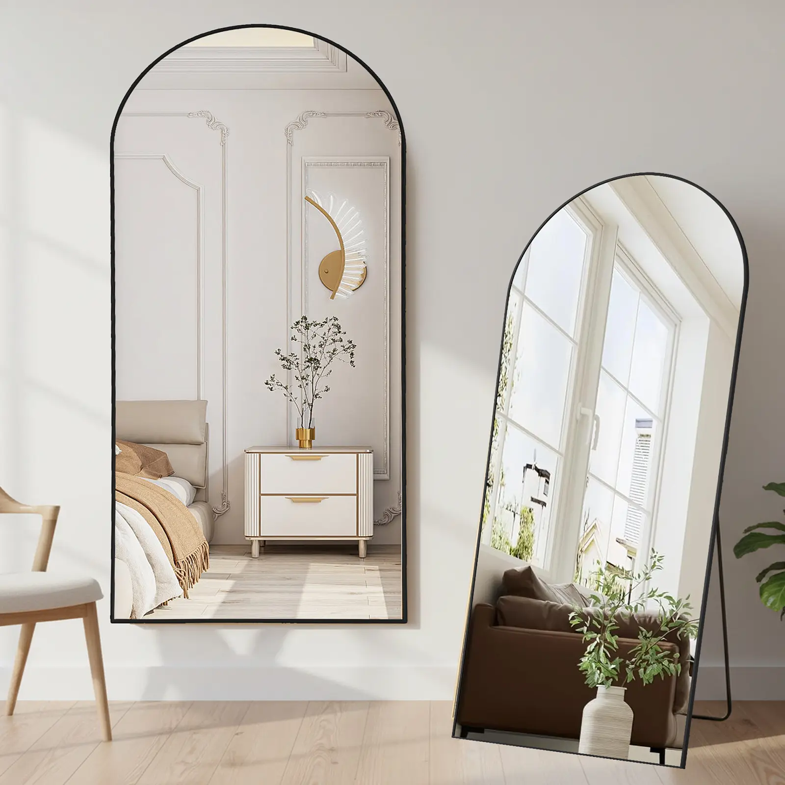 Black-Arched-24×65 Inch