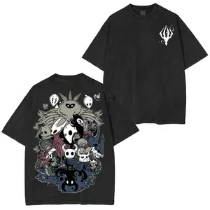 Hollow Knight Silksong Unisex Washed T-Shirt