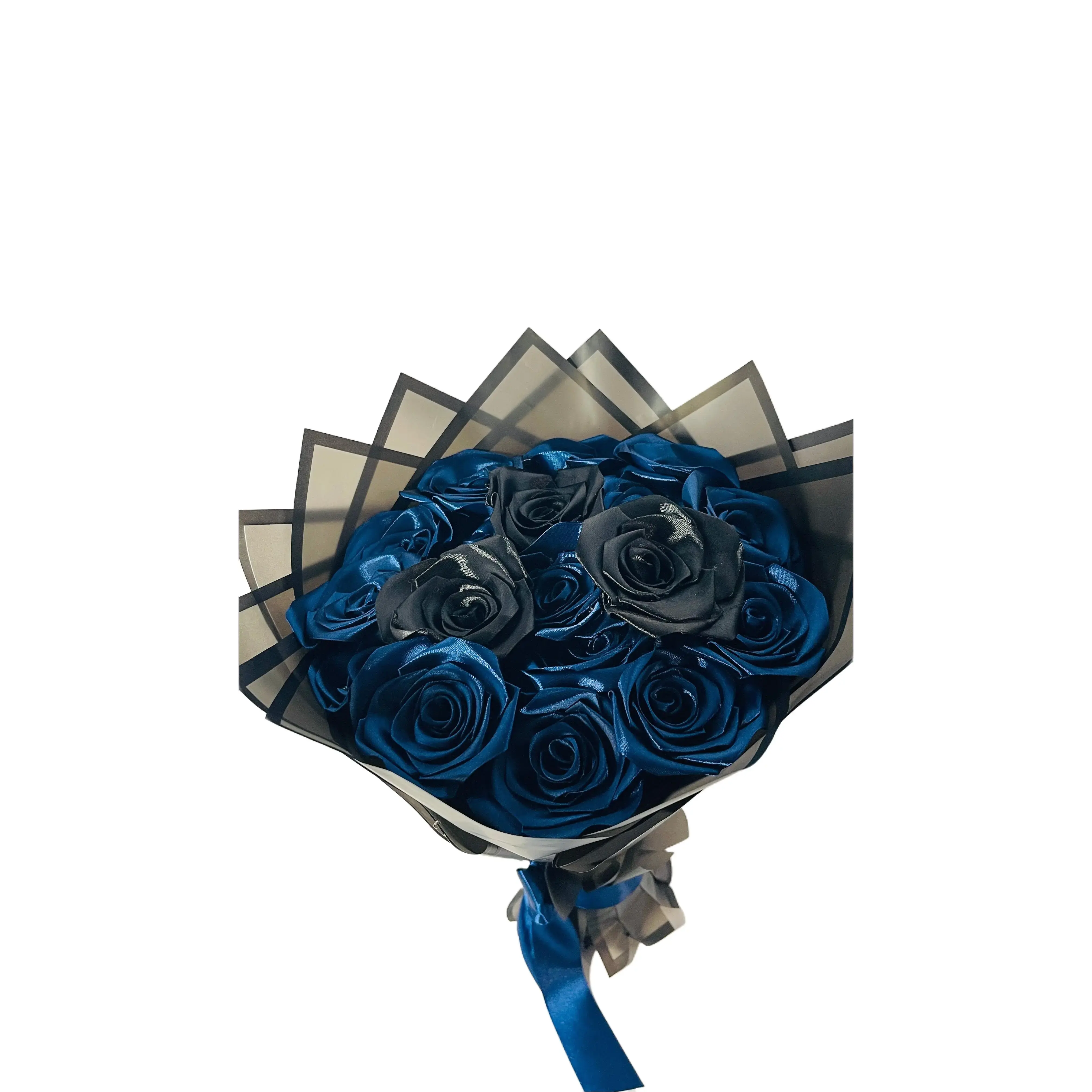 Midnight Artisan Satin Rose Bouquet