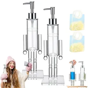 Nutcracker soap dispenser, nutcracker shaped soap rack, plastic home decoration nutcracker soap dispenser, bathroom accessories
