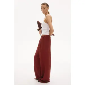 H&M Linen-blend drawstring trousers