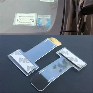 Parking Ticket Clip Parking Ticket Ticket Clip Timing Ticket Clip Plastic C0098 Adhesive Strips Adhesive Tabs
