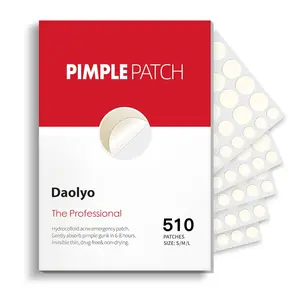 Pimple Patches for Face, 3 Size 510 Counts Hydrocolloid Acne Patches for Covering Zits and Blemishes, Spot Stickers with Salicylic Acid, Tea Tree Oil & Calendula Oil(8mm,10mm,12mm)