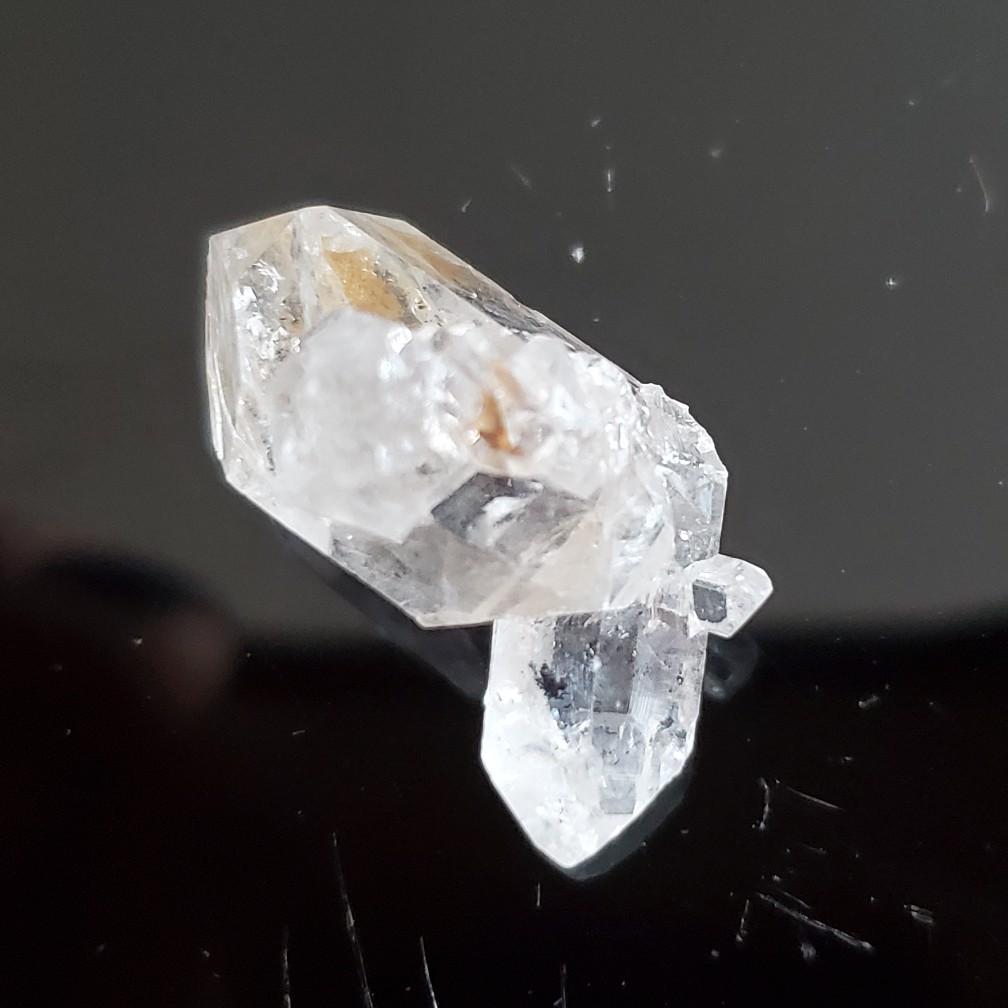 Herkimer Diamond 1x.5" 4g - Real Double-Terminated Quartz Crystal from New York, Not from Pakistan, Crystals from Dolomite Outcrops raw rock jewelry crystal ornament Natural Rough Herkimer Diamond 1x.5" 4g - Real Double-Terminated Quartz Crystal from New York, Not from Pakistan, Crystals from Dolomite Outcrops raw rock jewelry crystal ornament Natural Rough