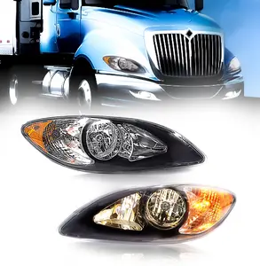 Headlight for 2008-2016 International Prostar | Replacement International 3596015C91 3596015C92 | Pair
