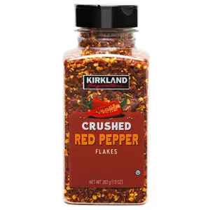 Kirkland Signature, Crushed Red Pepper Flakes, 10 oz Flavor Spice