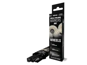AK Interactive - Real Colors Marker Set - WHEELS (3pcs) RCM102