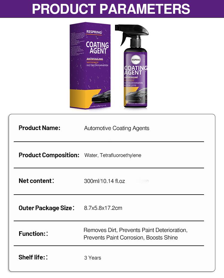 Heavy Duty Car Coating Spray -Antifouling Agent for Long Lasting Shine