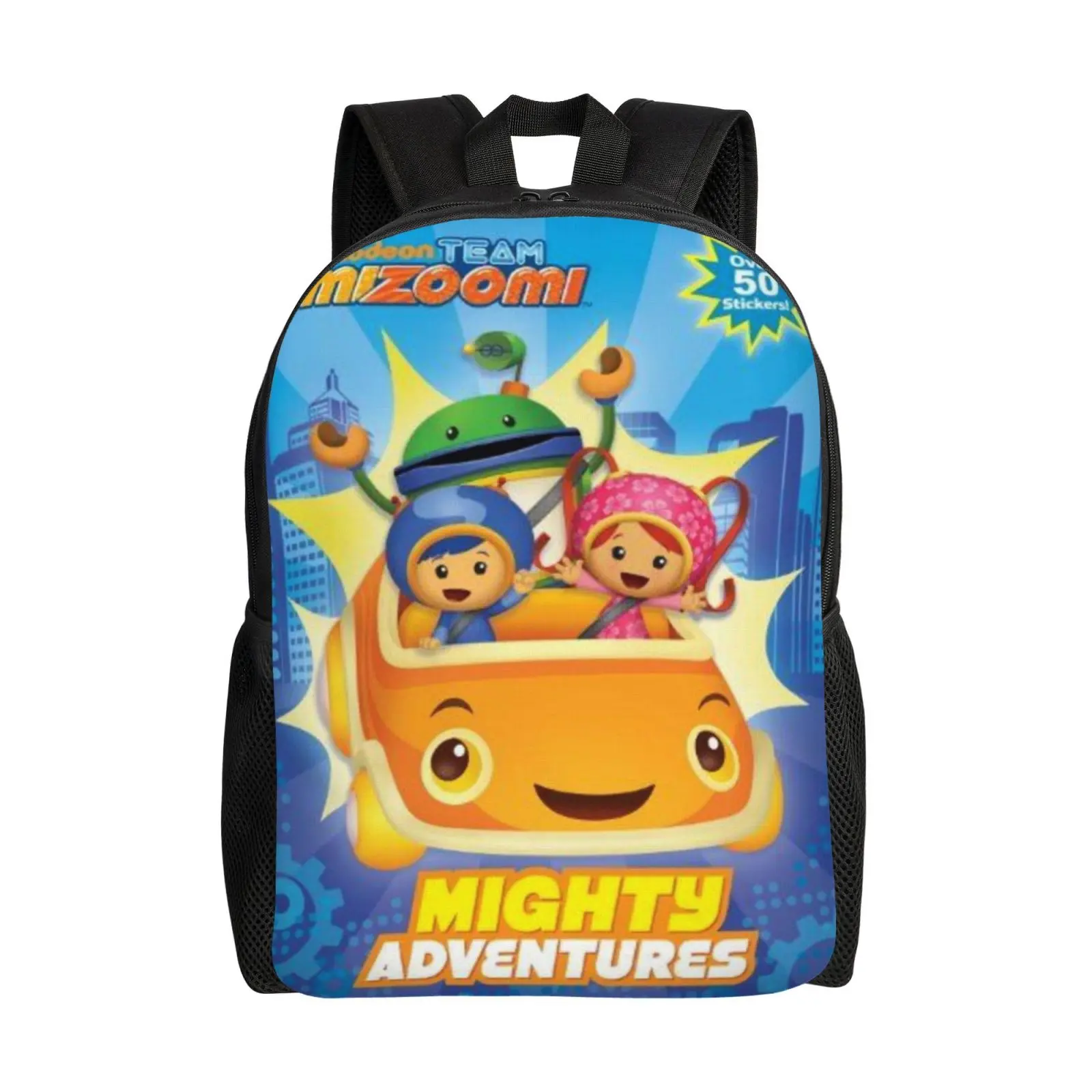 Lightweight Team umizoomi Backpack Cute Cartoon Umi zoomie Travel Casual Laptop Backpack 17 inch Outdoor Daypack Umizoomi prime video essentials for birthday, anniversary, party gifts